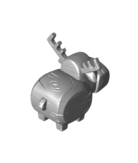 Little Carved Moose - Mitchels Vs Machines 3d model