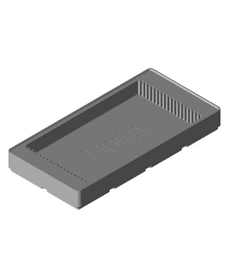 Gridfinity RAM DIMM Tray 3d model