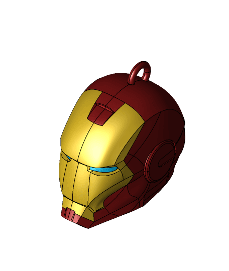 Ironman Keychain 3D Printable 3d model