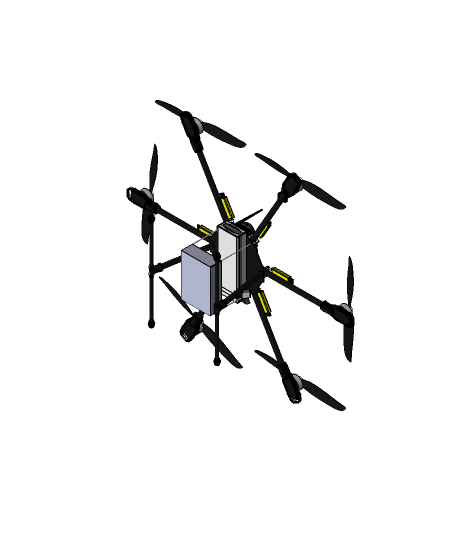 HEXACOPTER 3d model