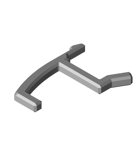 EZPZ Pegboard Hook // 25mm Hook 3d model