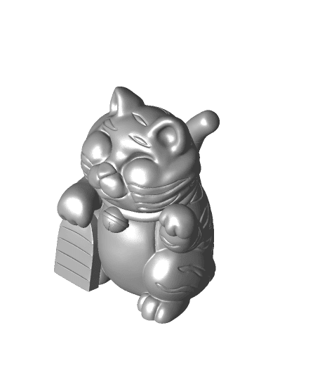 Maneki Tora (Lucky Tiger) 3d model