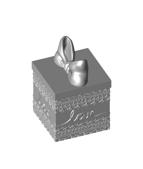 Love Lace Gift Box 3d model