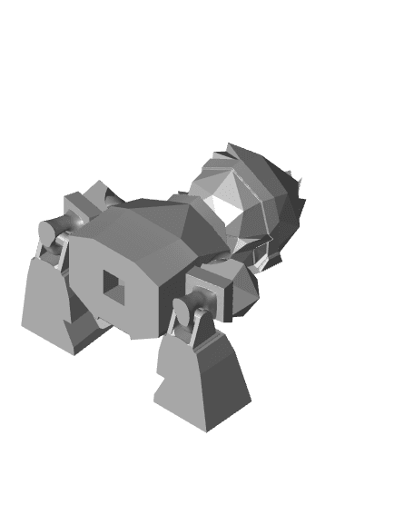 Low Poly Flexi Cid Highwind 3d model