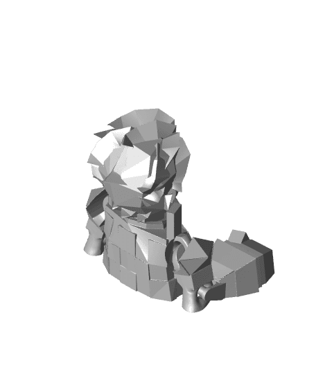 Low Poly Flexi Tanjiro 3d model