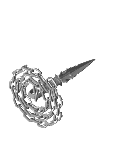 Scorpion Chain Kunai V2 3d model