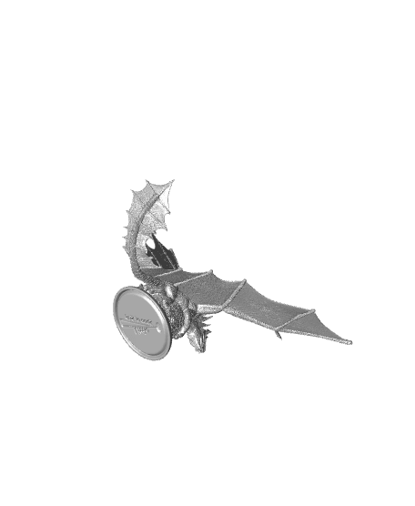 Ancient Brass Dragon 3d model