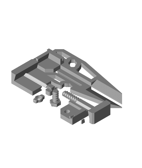 SN-2 Large Calipers - Yard/Meter Stick Attachment 3d model