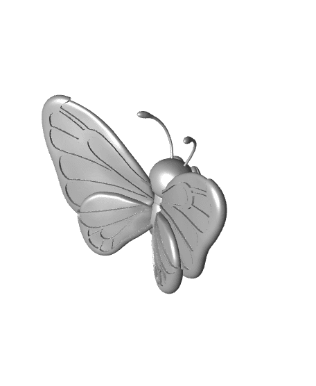 Life Size Butterfree 3D Printer STL File 3d model