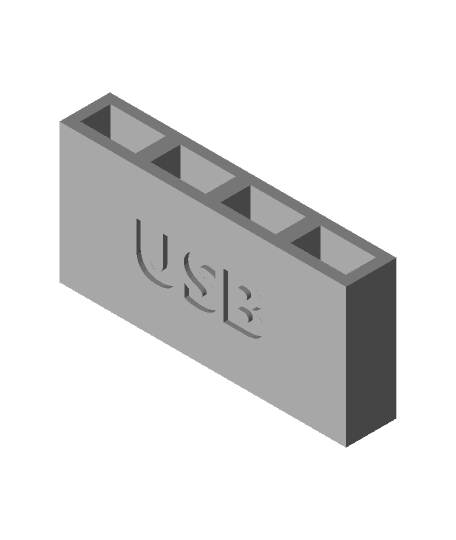 usb support.stl 3d model