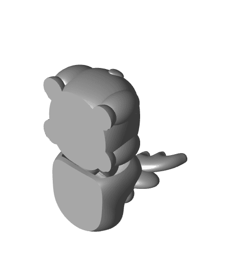 Moose Mini Keychain 3d model