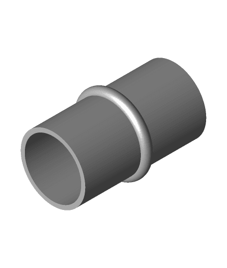 1.25" Pool Hose Coupler 3d model