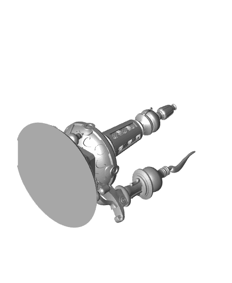 Gasworks Desert Scatter Terrain (Supportless) 3d model