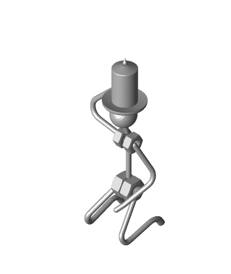 MetalArt CandleHolder07.stl 3d model