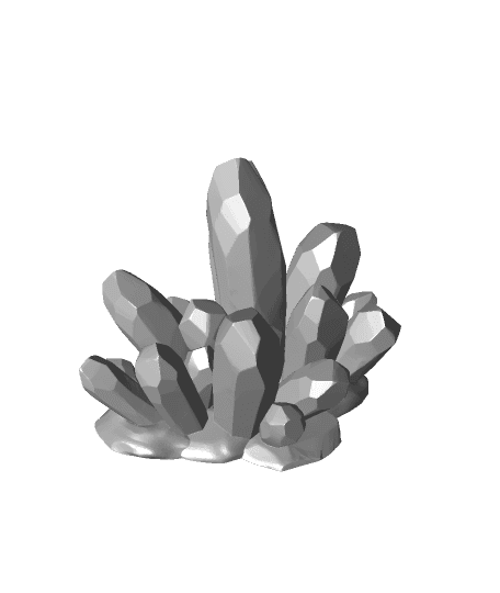 Crystals 3d model