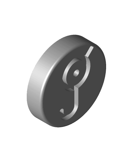 POKEMON UNOWN MMU FRIDGE MAGNET "J" 3d model