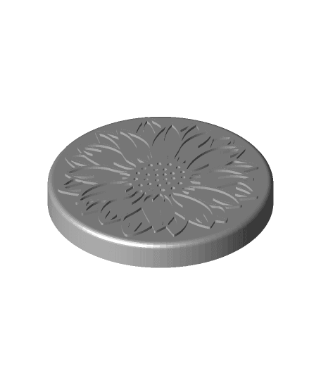 Sunflower Box 3d model