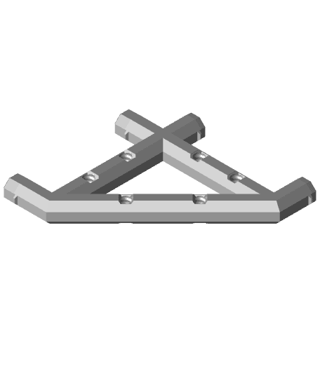 4x4 Push-Fit Bracket 3d model