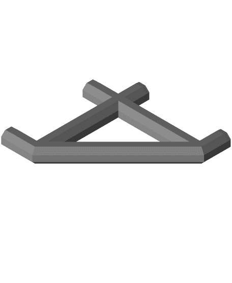 Remix of 4x4 Push-Fit Bracket (No Side Threads) 3d model