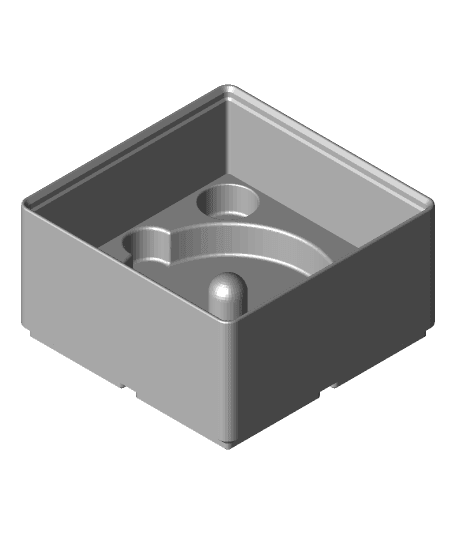 Drill Center Guide box 3d model