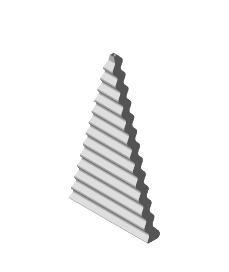 Wavy Christmas Tree | Christmas Decor 3d model