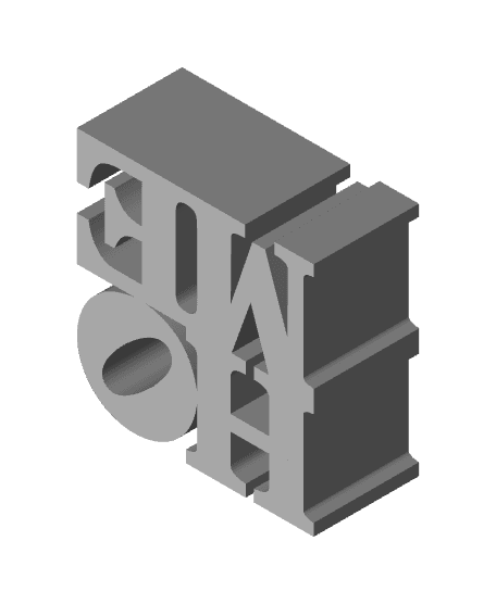 HOME SIGN 3d model