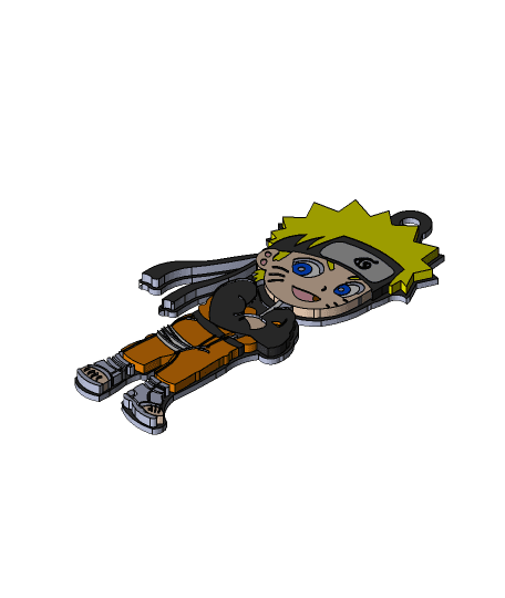 Naruto Keychain 3d model