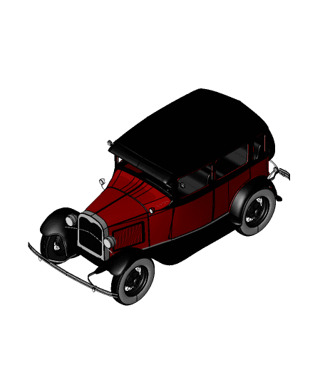 Vintage Car 3d model