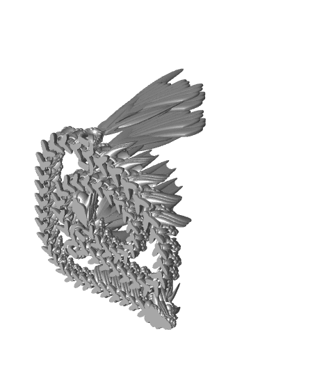 Shakaworld3d aqua deep sea dragon 256x256 Release  v1 .stl 3d model