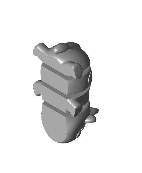 Flexi Cow Keychain 3d model