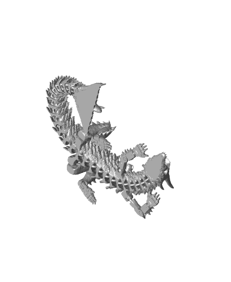 FINAL FLEXI DRAGON 3d model