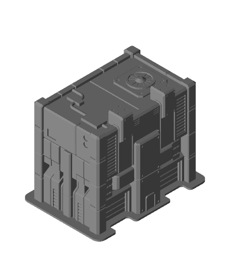 Industrial Mid - Industrial Set 3d model