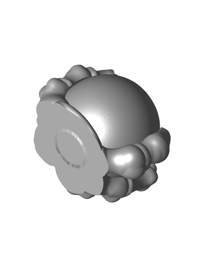 skelly ball fidget colored 3d model