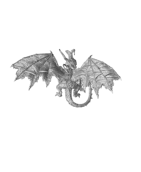 Eldritch Flayed Dragon - Midorius the Remade 3d model