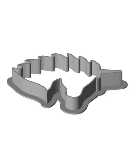 unicorn cookie cutter 3d model