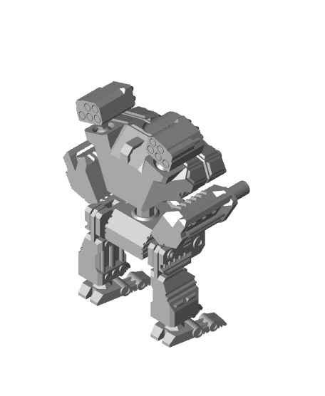 Articulated Mech — Zenith Arbiter ZA-44 || Print-in-Place 3d model