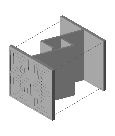 Tensegrity Table print-in-place 3d model