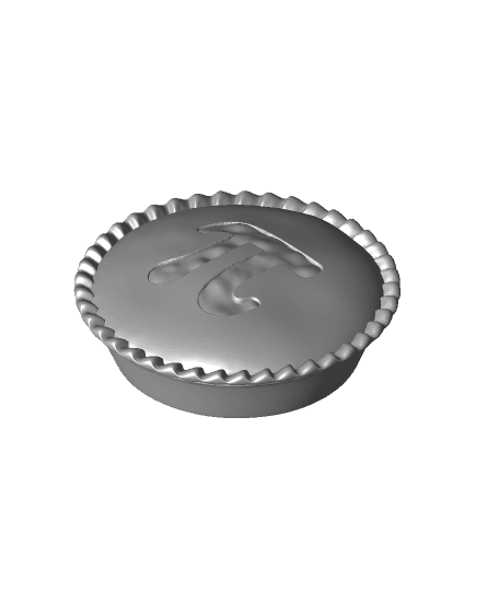 Pie Keyring -Pi Day 3d model