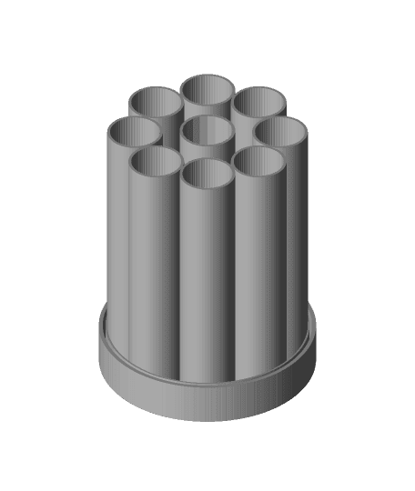 Gridfinity Rotating Organizer Base and Cup System 3d model