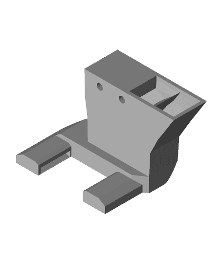 V6 Volcano Fan Duct for Kingroon KP3S Titan Version 3d model