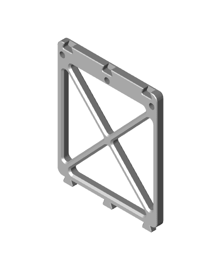 Shoe rack - stackable version 3d model