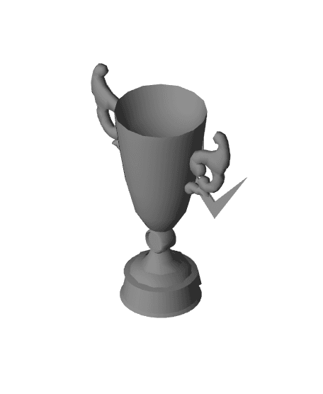 Waluigi Trophy 3d model