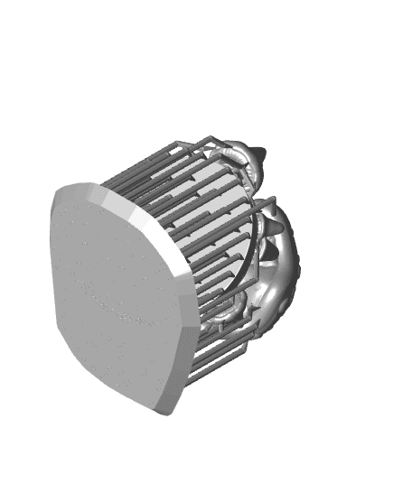 Sporeling - Mushroom environment object for dnd 5e (25mm Base) 3d model