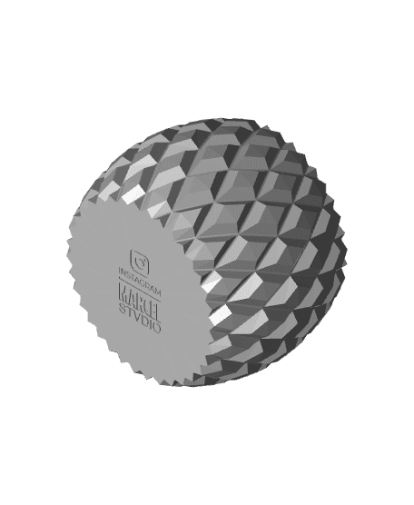 Planter Domed Rhombus 3d model