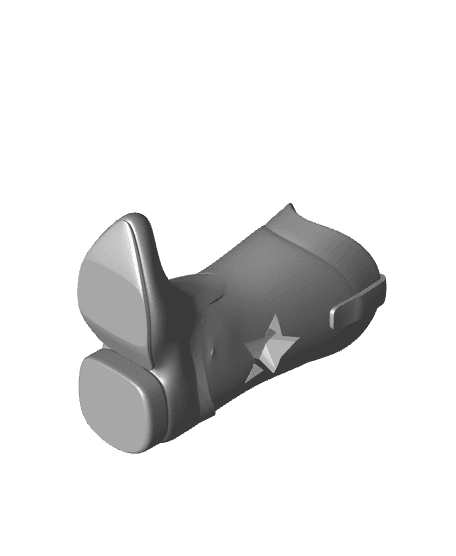 Cowboy Boot Bic Lighter cover 3d model