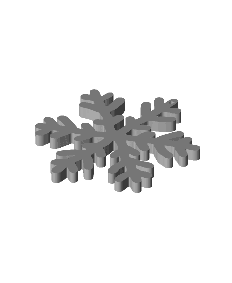 Snowflakesingle.stl 3d model