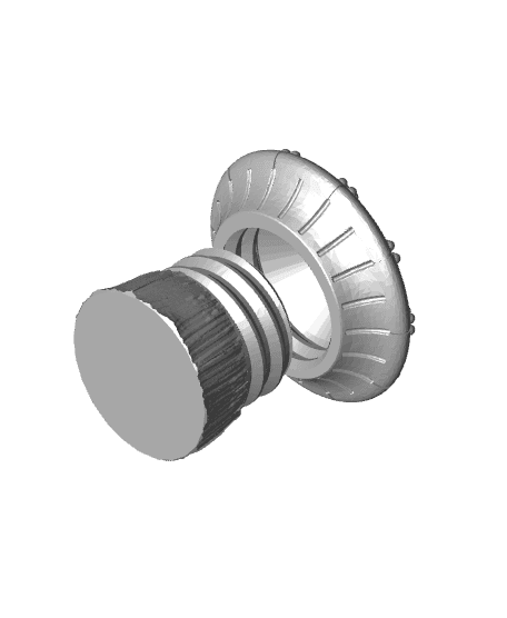 Giant Close Encounter UFO Twist Open Container 3d model