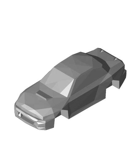 Low Poly Subaru Impreza 22b STI - Remastered 3d model