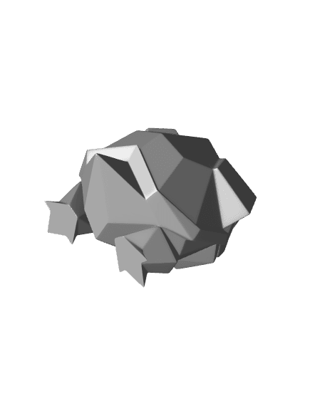 Low-poly Blastoise 3d model