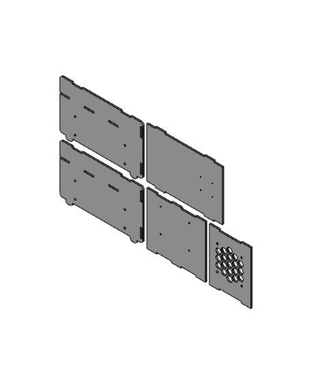 Raspberry Pi DIY NAS 3d model